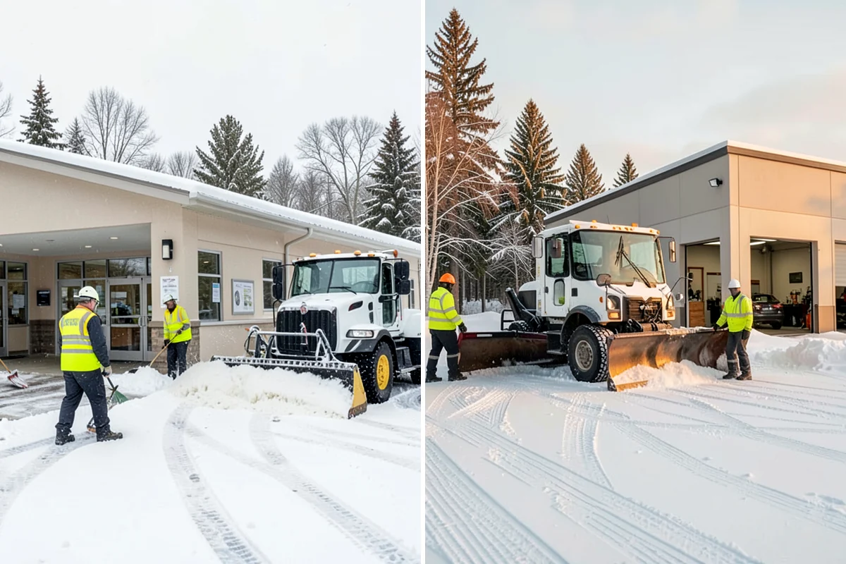 Sidewalk Shoveling in Snoqualmie, King County, WA - We shovel the full walk width to the surface