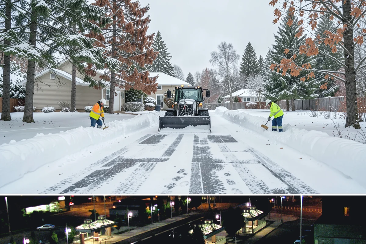 Sidewalk Snow Removal in Auburn, King County, WA - Sign up before the holidays so your frontage is covered the moment a lowland freeze triggers your city's clearing deadline.