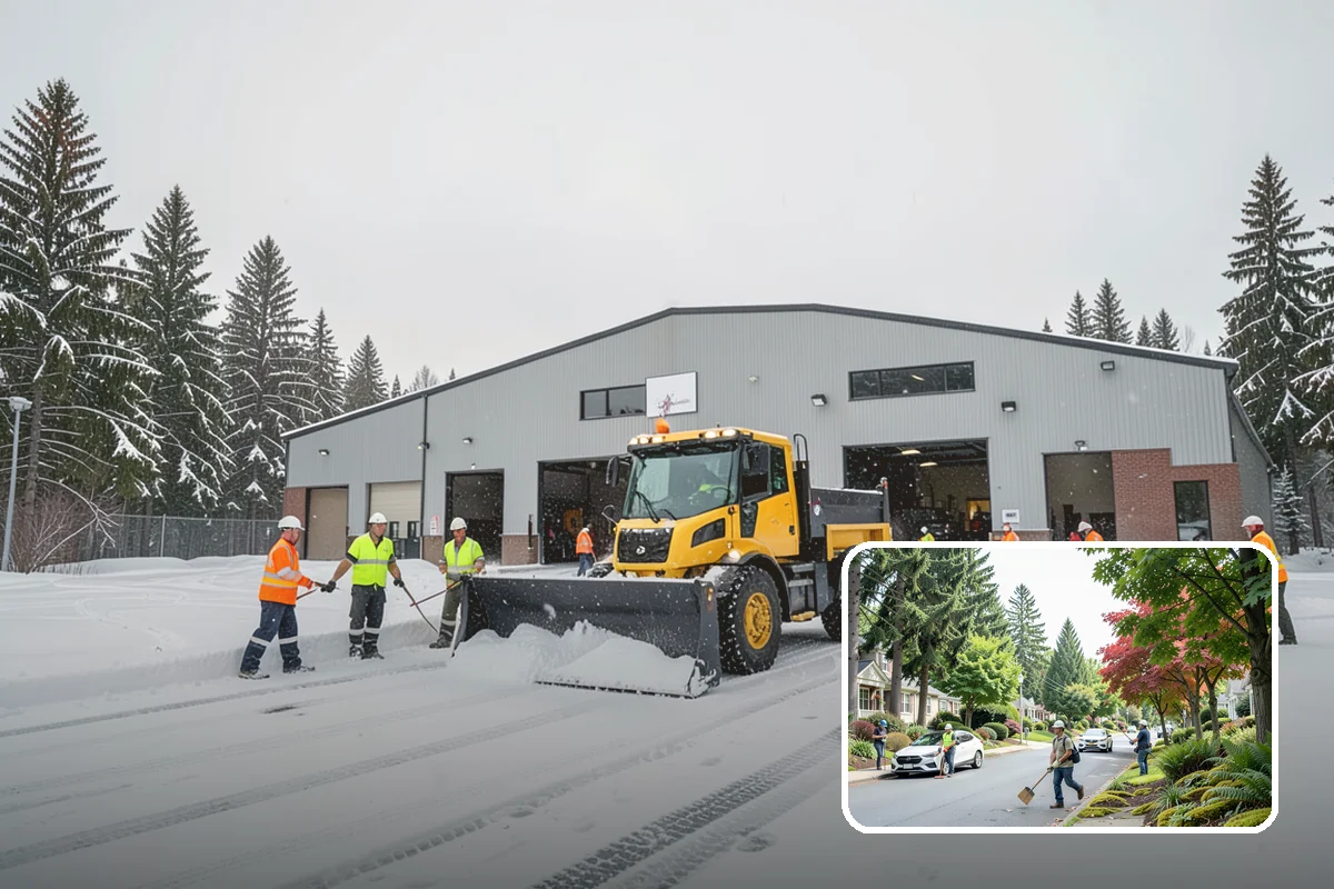 Sidewalk Snow Removal in Beaux Arts Village, King County, WA - Keeps you compliant with local snow-clearing ordinances