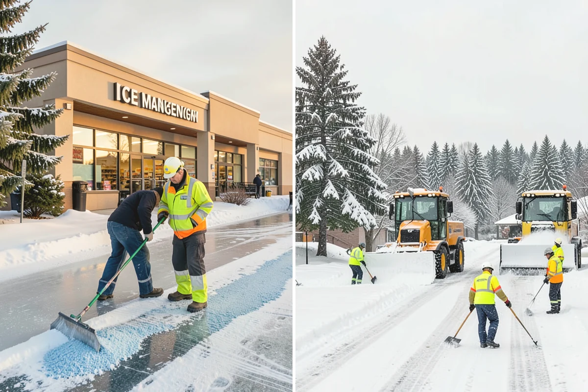 Sidewalk Snow Removal in Black Diamond, King County, WA - We identify the full length of frontage you are responsible for