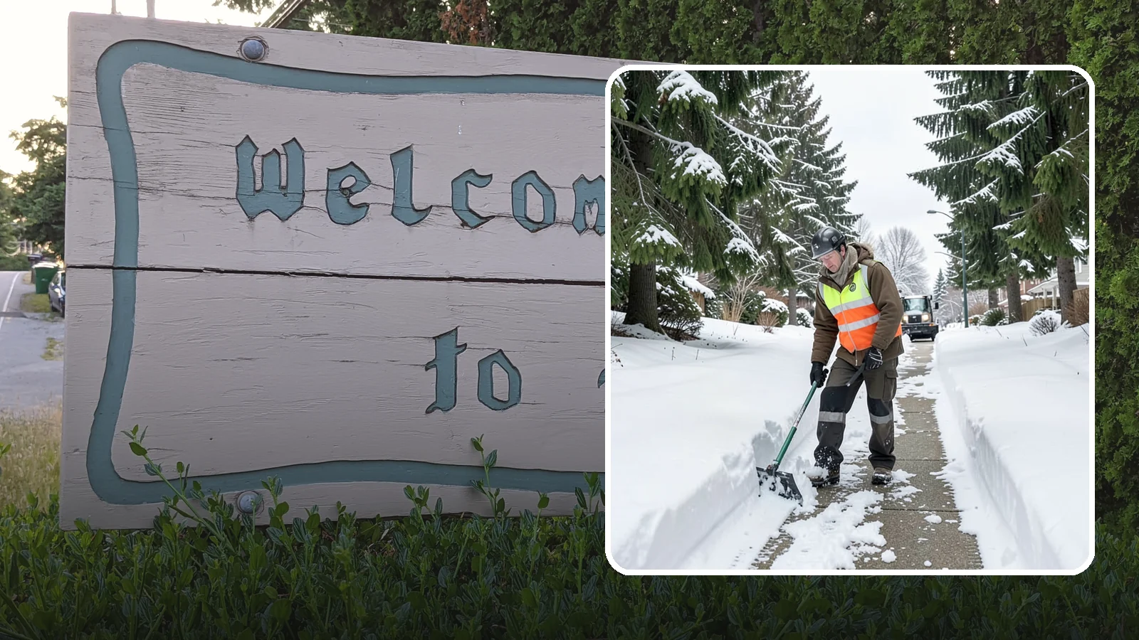 Sidewalk Snow Removal in Brier, Snohomish County, WA - We clear the public sidewalk fronting your home so pedestrians pass safely and you stay within city ordinance.
