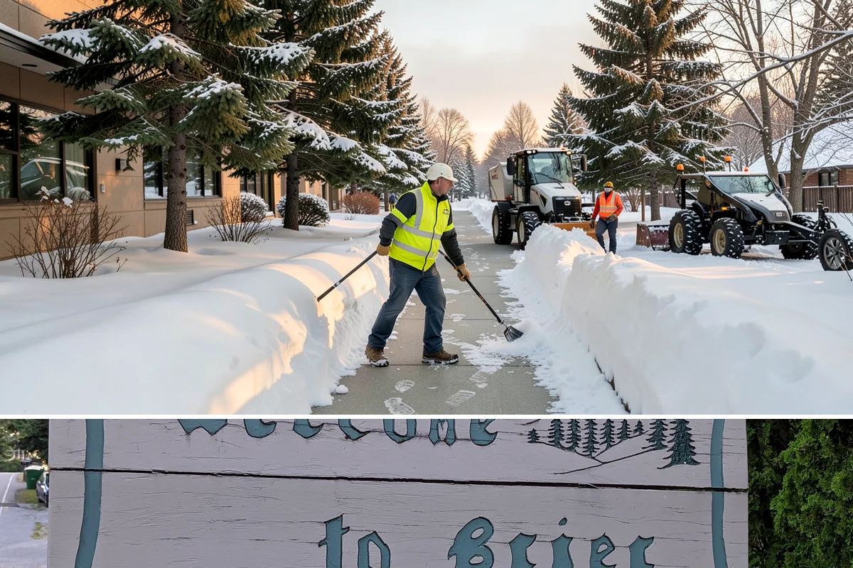 Sidewalk Snow Removal in Brier, Snohomish County, WA - Sign up before the holidays so your frontage is covered the moment a lowland freeze triggers your city's clearing deadline.