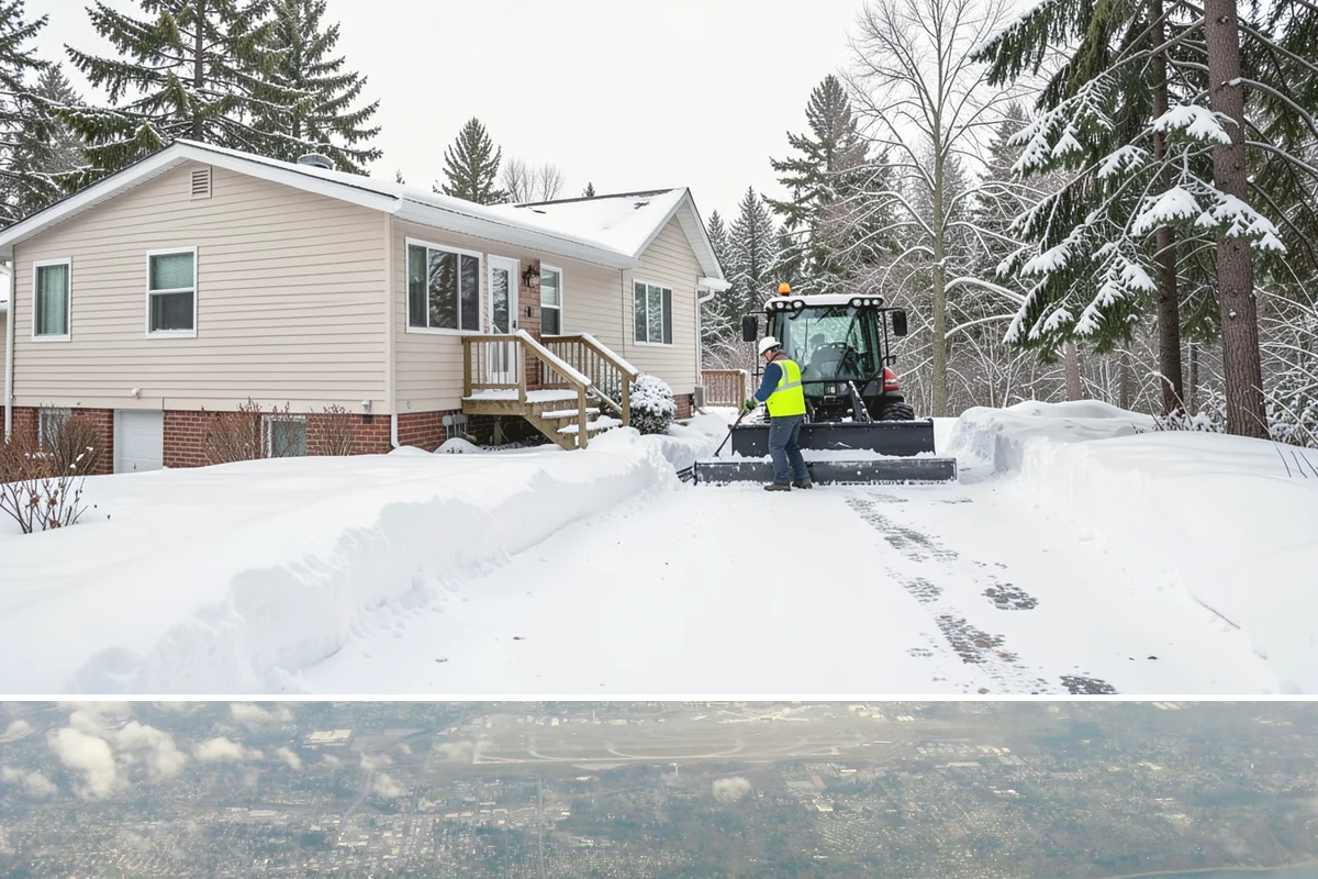 Sidewalk Snow Removal in Burien, King County, WA - Sign up before the holidays so your frontage is covered the moment a lowland freeze triggers your city's clearing deadline.