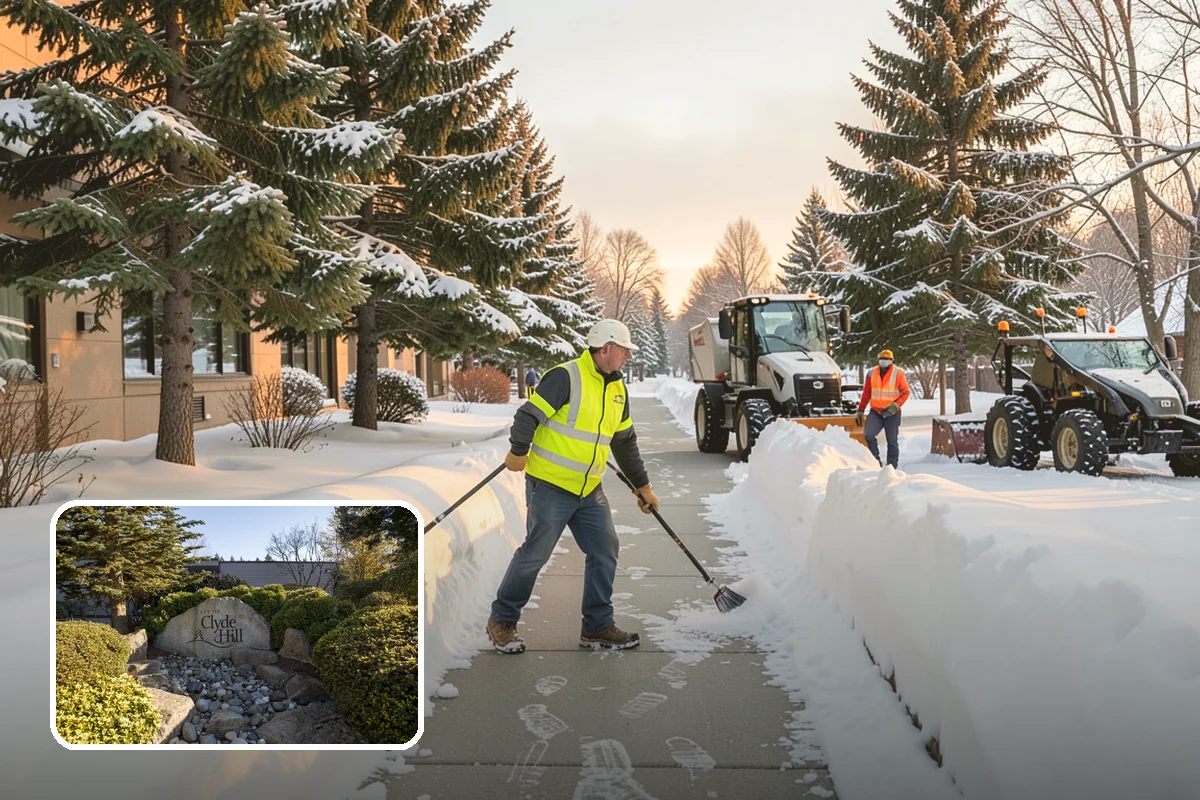 Sidewalk Snow Removal in Clyde Hill, King County, WA - Keeps you compliant with local snow-clearing ordinances