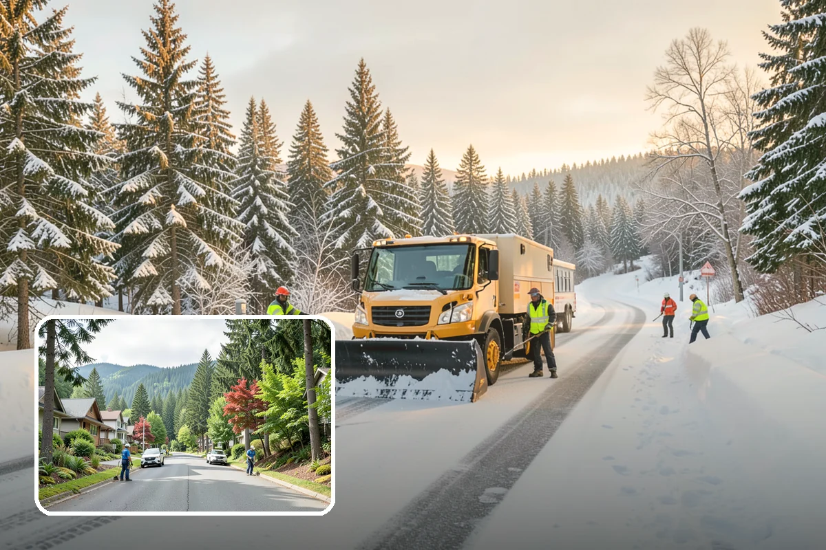 Sidewalk Snow Removal in Darrington, Snohomish County, WA - Keeps you compliant with local snow-clearing ordinances