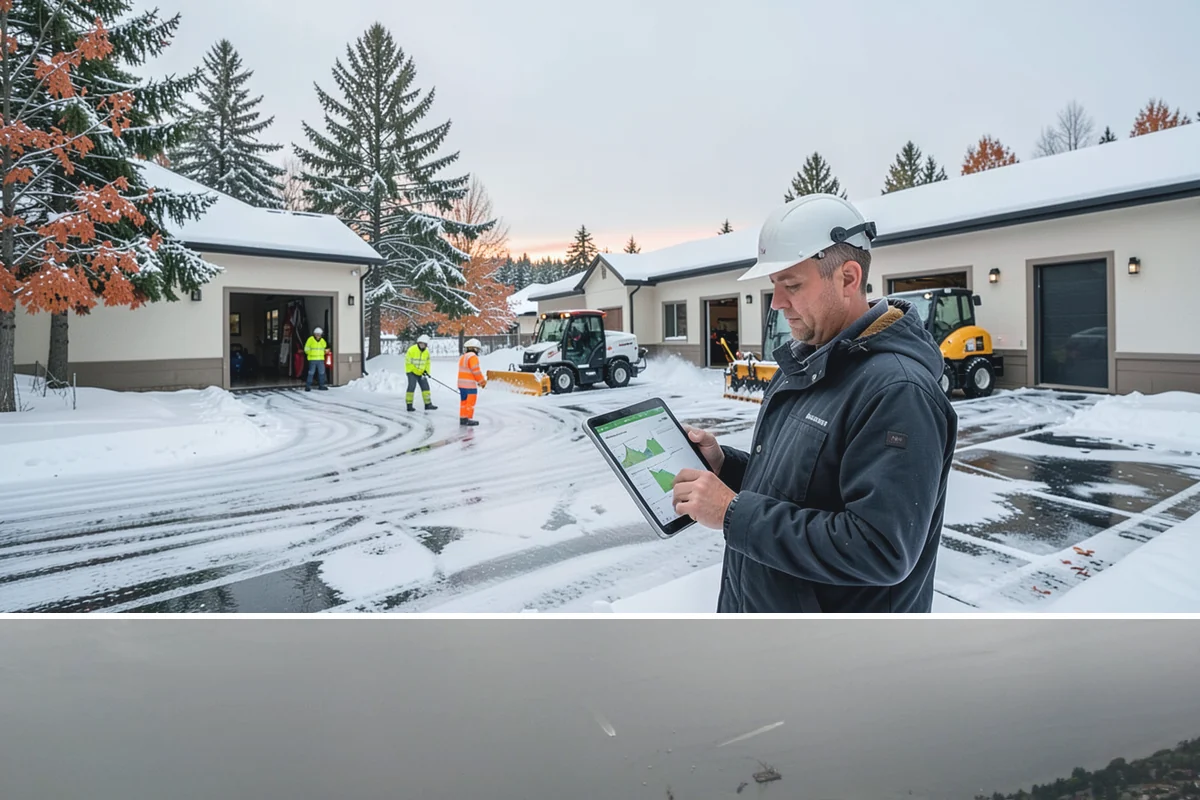 Sidewalk Snow Removal in Des Moines, King County, WA - Sign up before the holidays so your frontage is covered the moment a lowland freeze triggers your city's clearing deadline.
