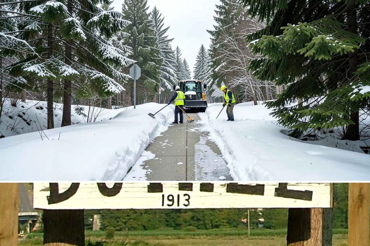 Sidewalk Snow Removal in Duvall, King County, WA - Sign up before the holidays so your frontage is covered the moment a lowland freeze triggers your city's clearing deadline.
