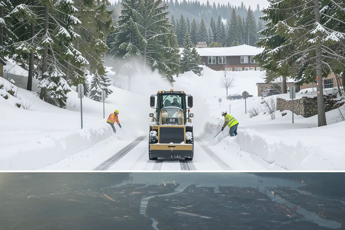 Sidewalk Snow Removal in Fife, Pierce County, WA - Sign up before the holidays so your frontage is covered the moment a lowland freeze triggers your city's clearing deadline.