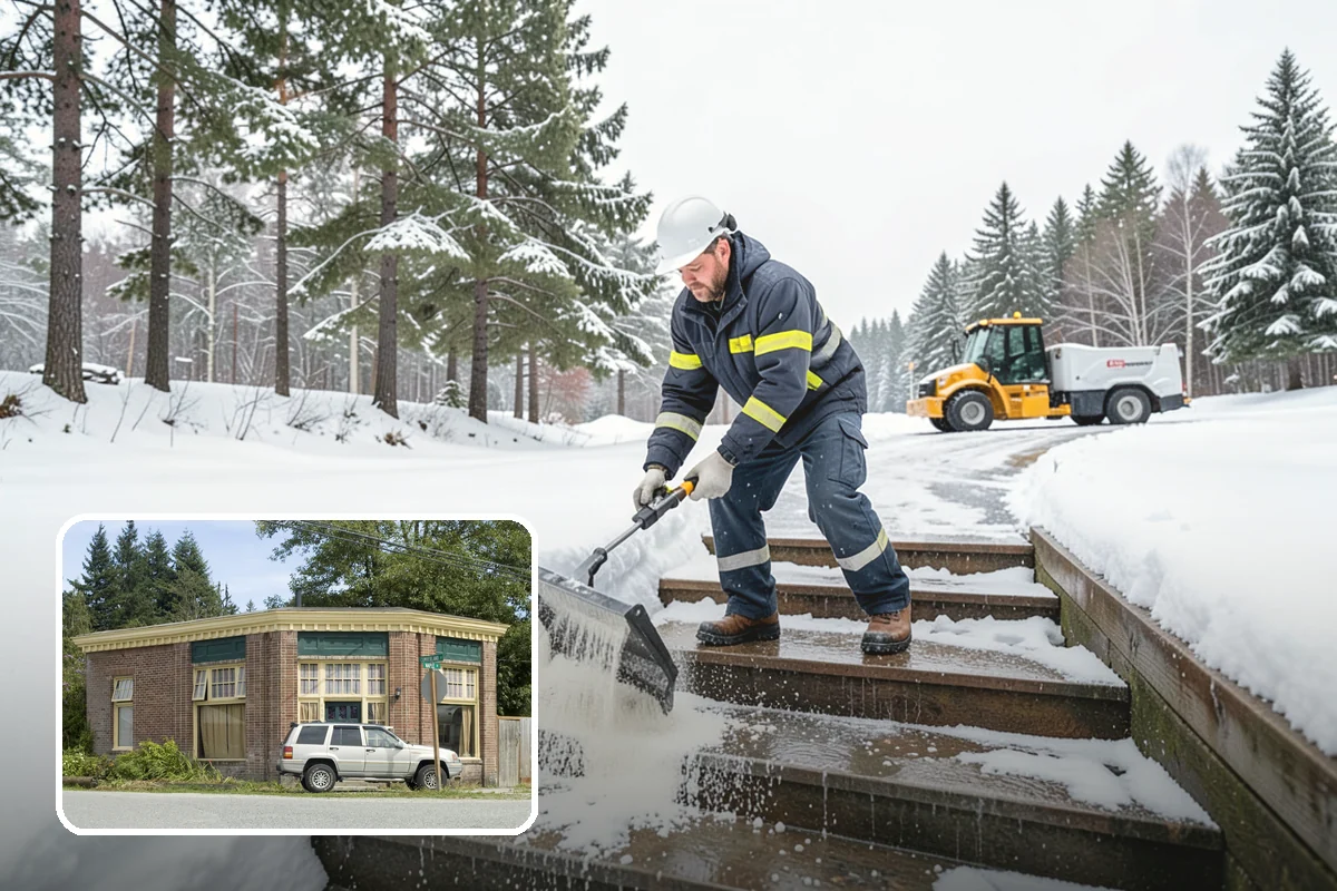 Sidewalk Snow Removal in Hamilton, Skagit County, WA - Keeps you compliant with local snow-clearing ordinances
