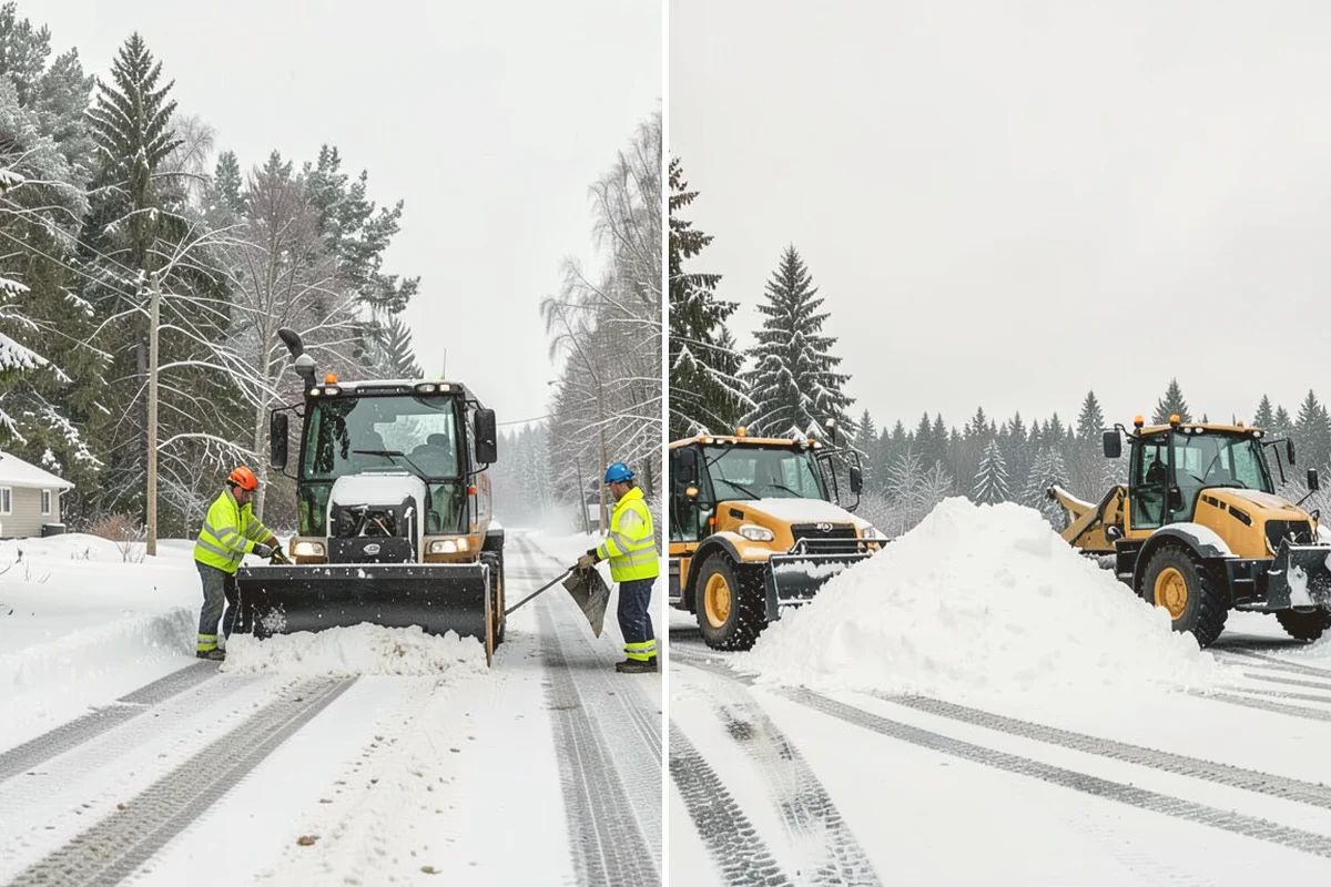 Sidewalk Snow Removal in Index, Snohomish County, WA - We identify the full length of frontage you are responsible for