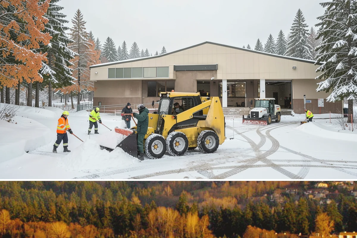 Sidewalk Snow Removal in Kenmore, King County, WA - Sign up before the holidays so your frontage is covered the moment a lowland freeze triggers your city's clearing deadline.