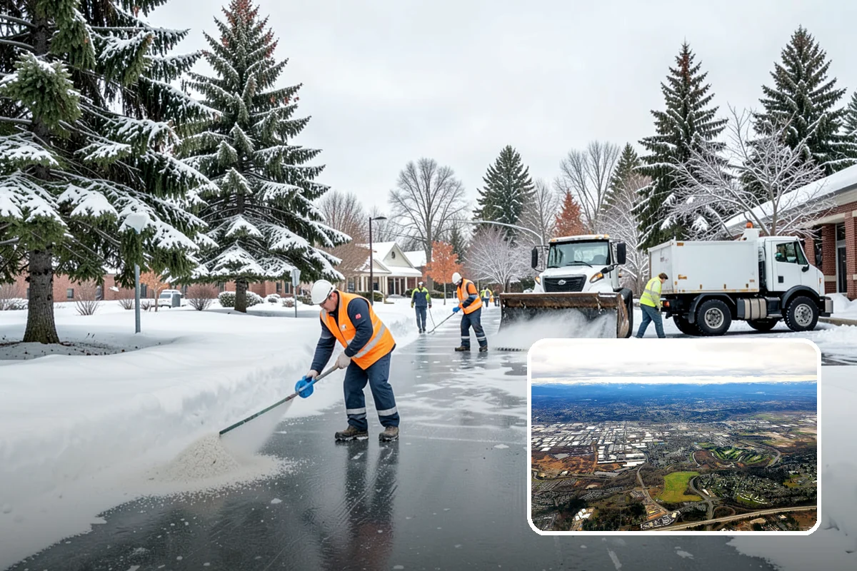 Sidewalk Snow Removal in Kent, King County, WA - Keeps you compliant with local snow-clearing ordinances