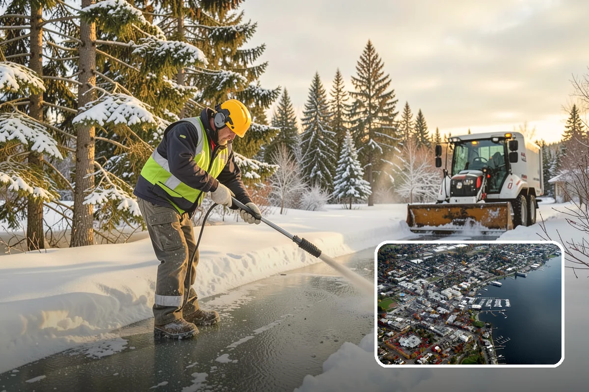 Sidewalk Snow Removal in Kirkland, King County, WA - Keeps you compliant with local snow-clearing ordinances