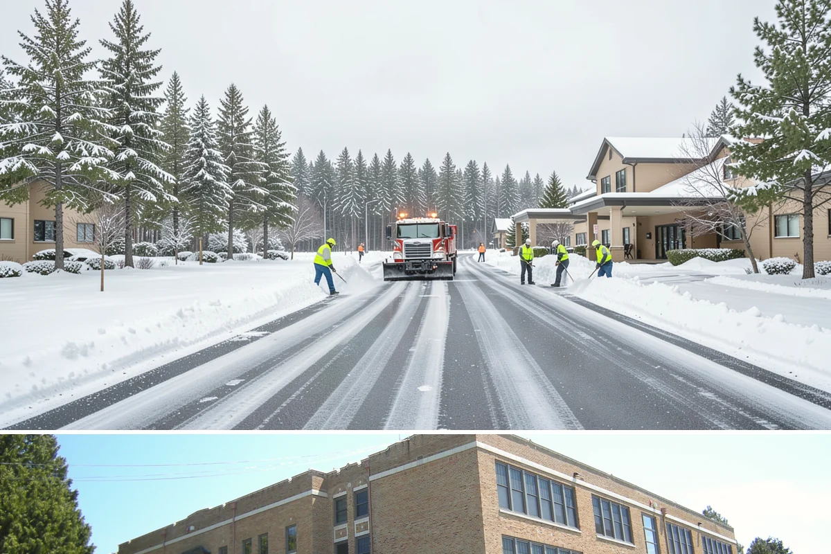 Sidewalk Snow Removal in Maple Valley, King County, WA - Sign up before the holidays so your frontage is covered the moment a lowland freeze triggers your city's clearing deadline.