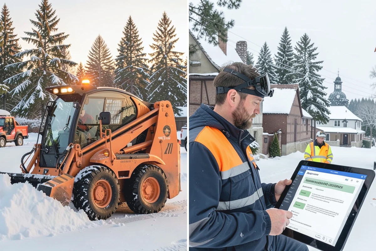 Sidewalk Snow Removal in Medina, King County, WA - We identify the full length of frontage you are responsible for