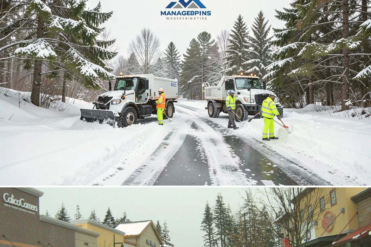 Sidewalk Snow Removal in Mill Creek, Snohomish County, WA - Sign up before the holidays so your frontage is covered the moment a lowland freeze triggers your city's clearing deadline.