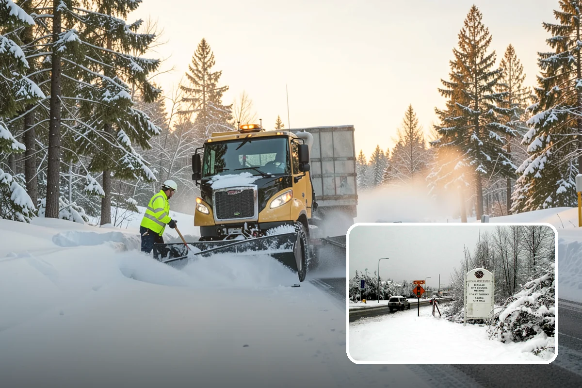 Sidewalk Snow Removal in Newcastle, King County, WA - Keeps you compliant with local snow-clearing ordinances