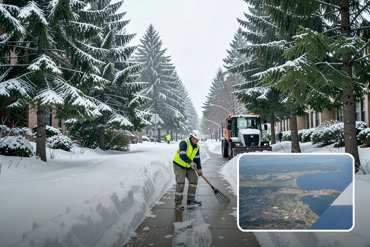 Sidewalk Snow Removal in Oak Harbor, Island County, WA - Keeps you compliant with local snow-clearing ordinances