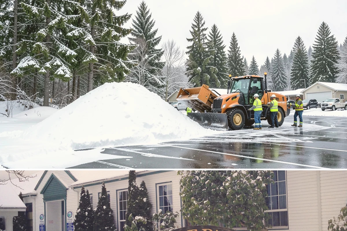 Sidewalk Snow Removal in Pacific, King County, WA - Sign up before the holidays so your frontage is covered the moment a lowland freeze triggers your city's clearing deadline.