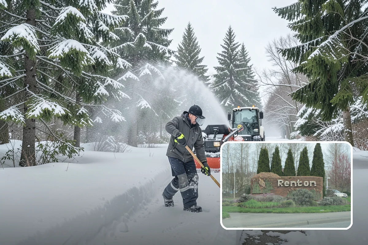 Sidewalk Snow Removal in Renton, King County, WA - Keeps you compliant with local snow-clearing ordinances