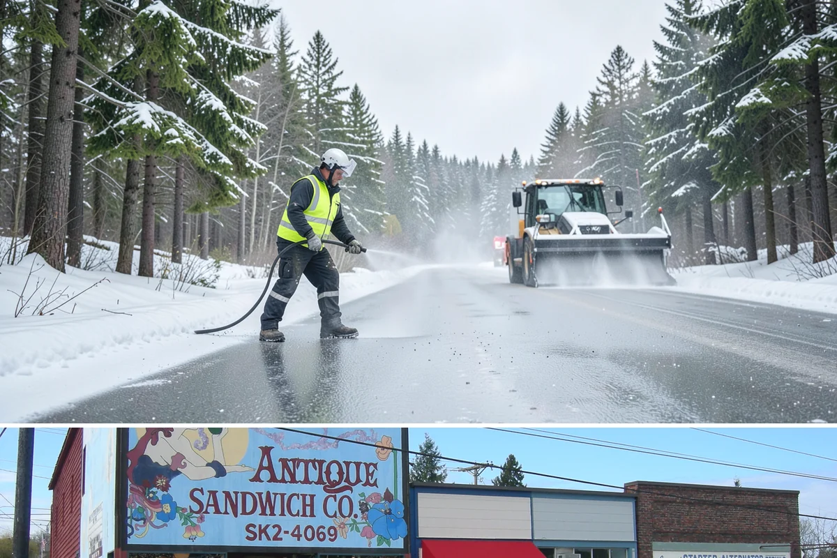 Sidewalk Snow Removal in Ruston, Pierce County, WA - Sign up before the holidays so your frontage is covered the moment a lowland freeze triggers your city's clearing deadline.
