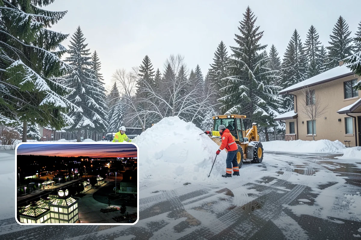 Sidewalk Tractor Service in Auburn, King County, WA - Clearing of narrow walks and paths trucks cannot reach
