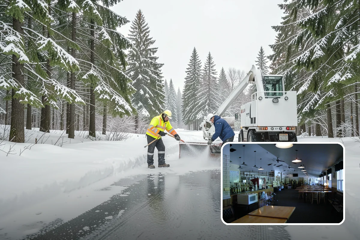 Sidewalk Tractor Service in Black Diamond, King County, WA - Clearing of narrow walks and paths trucks cannot reach