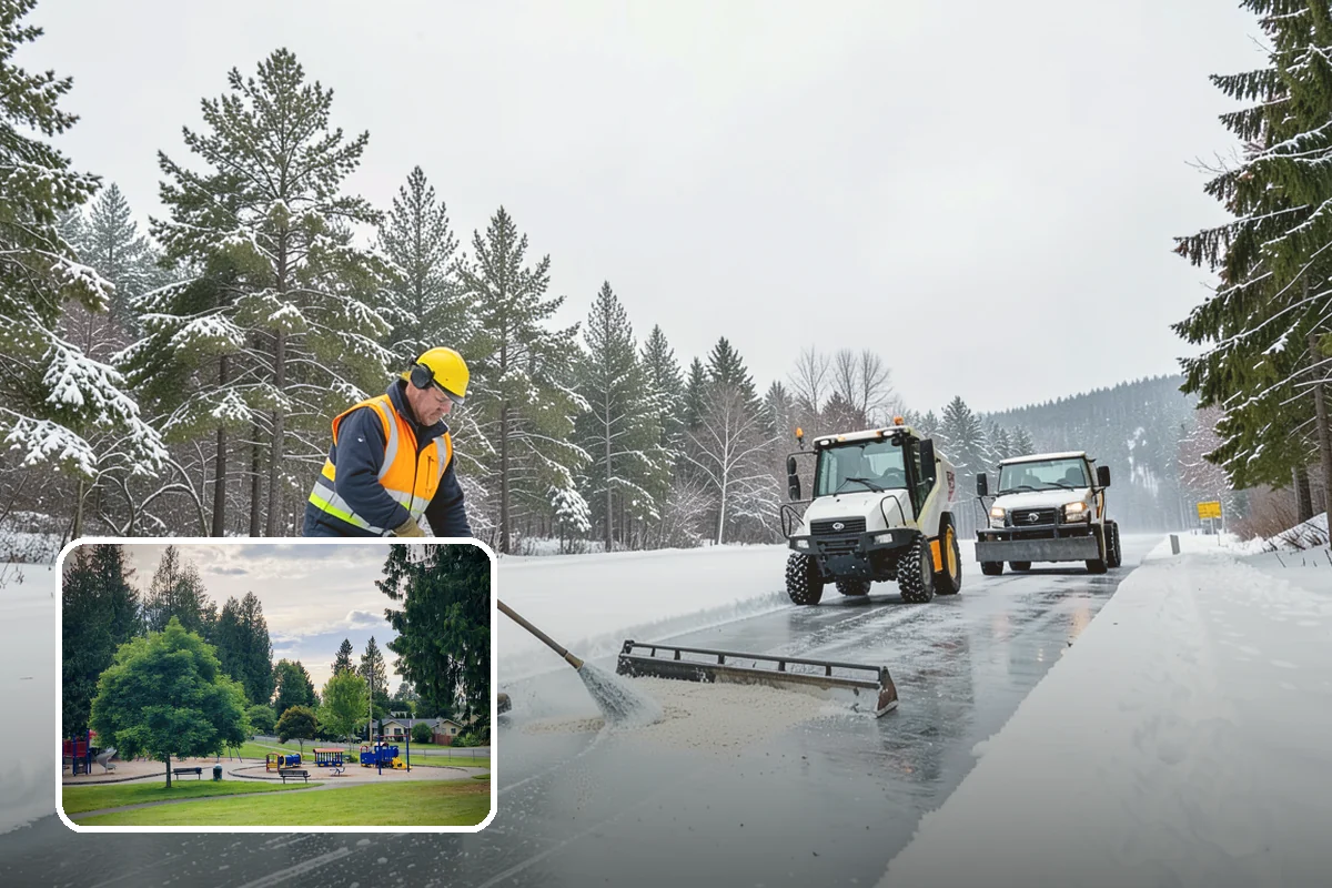 Sidewalk Tractor Service in Bonney Lake, Pierce County, WA - Clearing of narrow walks and paths trucks cannot reach