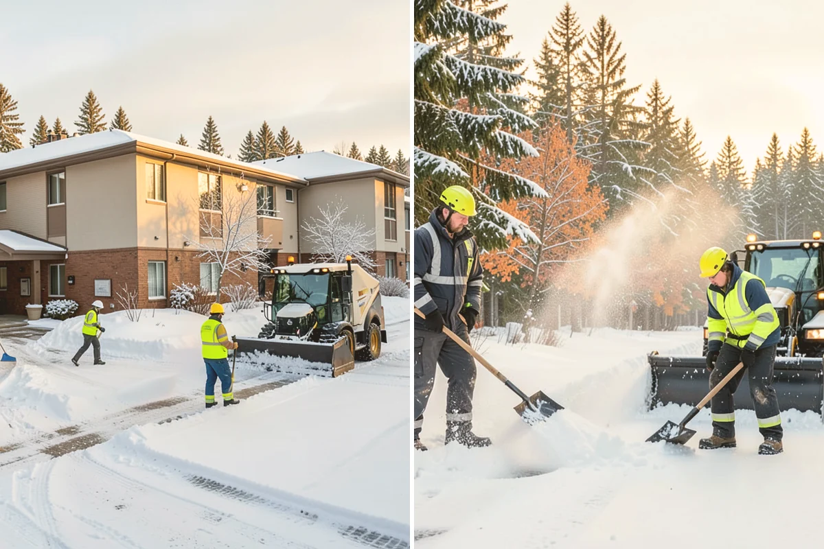 Sidewalk Tractor Service in Bothell, King County, WA - Deploy the sidewalk tractor with plow or brush and spreader