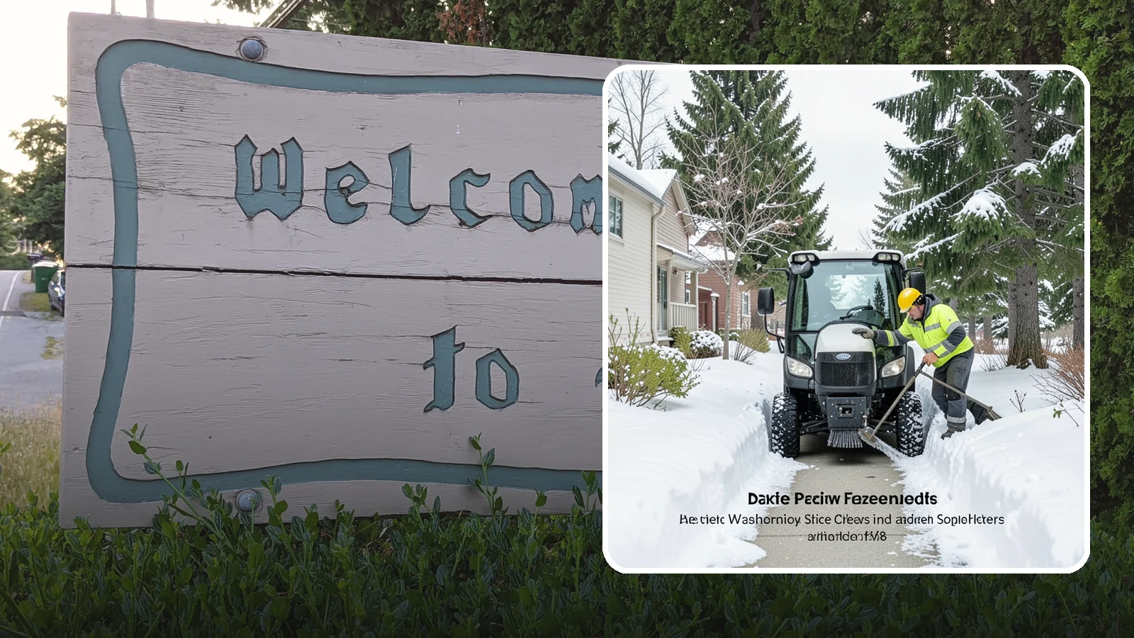 Sidewalk Tractor Service in Brier, Snohomish County, WA - Our compact sidewalk tractors clear and treat walkways too narrow for trucks in a single efficient pass.