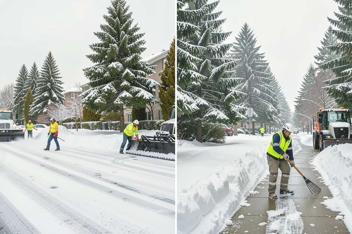 Sidewalk Tractor Service in Brier, Snohomish County, WA - Deploy the sidewalk tractor with plow or brush and spreader