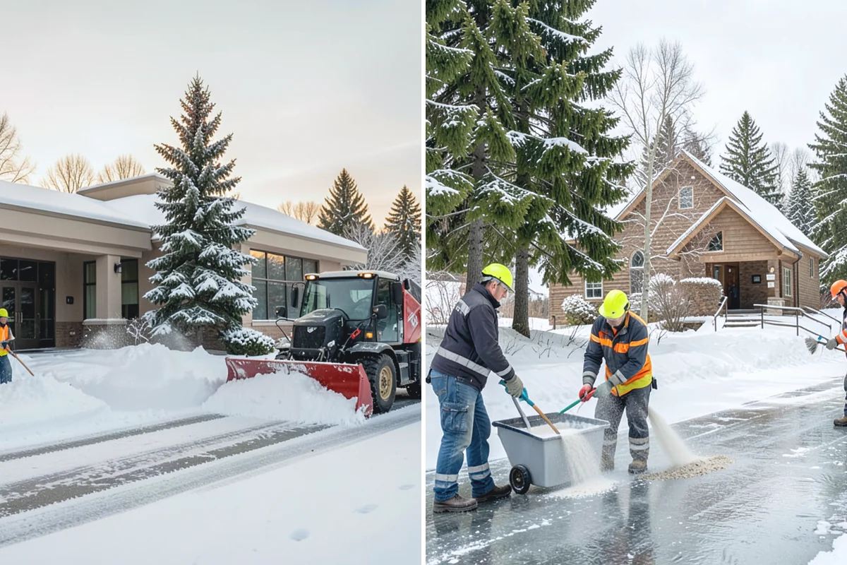 Sidewalk Tractor Service in Buckley, Pierce County, WA - Deploy the sidewalk tractor with plow or brush and spreader