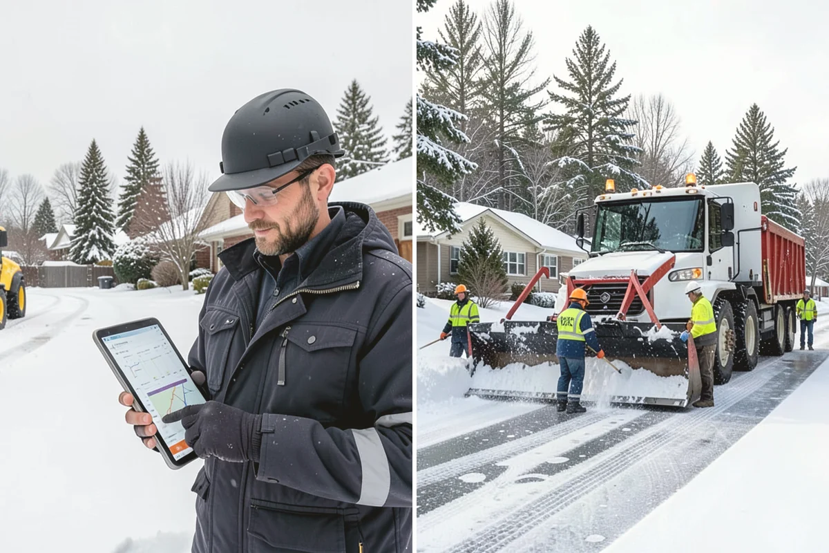 Sidewalk Tractor Service in Burien, King County, WA - Deploy the sidewalk tractor with plow or brush and spreader
