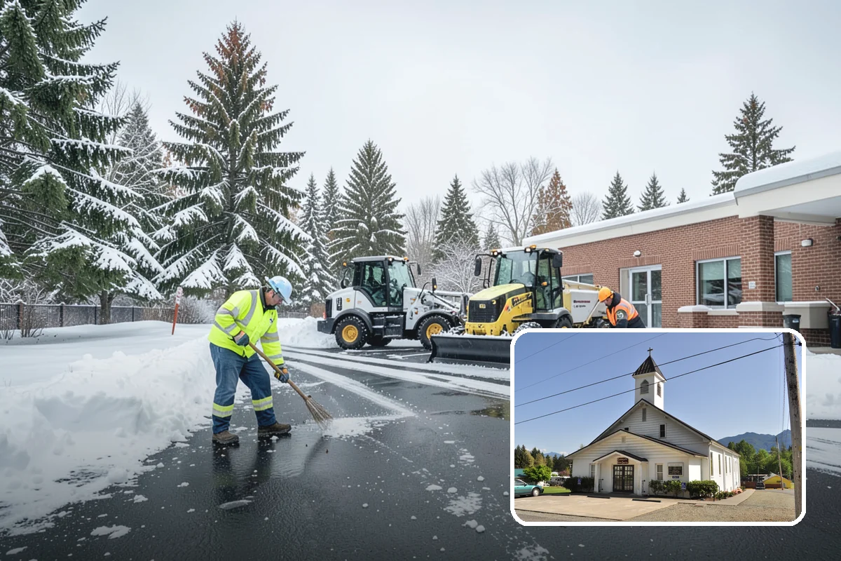 Sidewalk Tractor Service in Concrete, Skagit County, WA - Clearing of narrow walks and paths trucks cannot reach