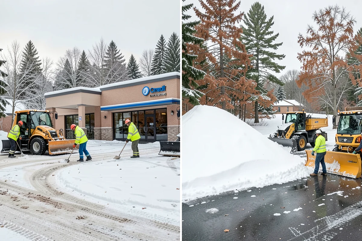 Sidewalk Tractor Service in Concrete, Skagit County, WA - Deploy the sidewalk tractor with plow or brush and spreader