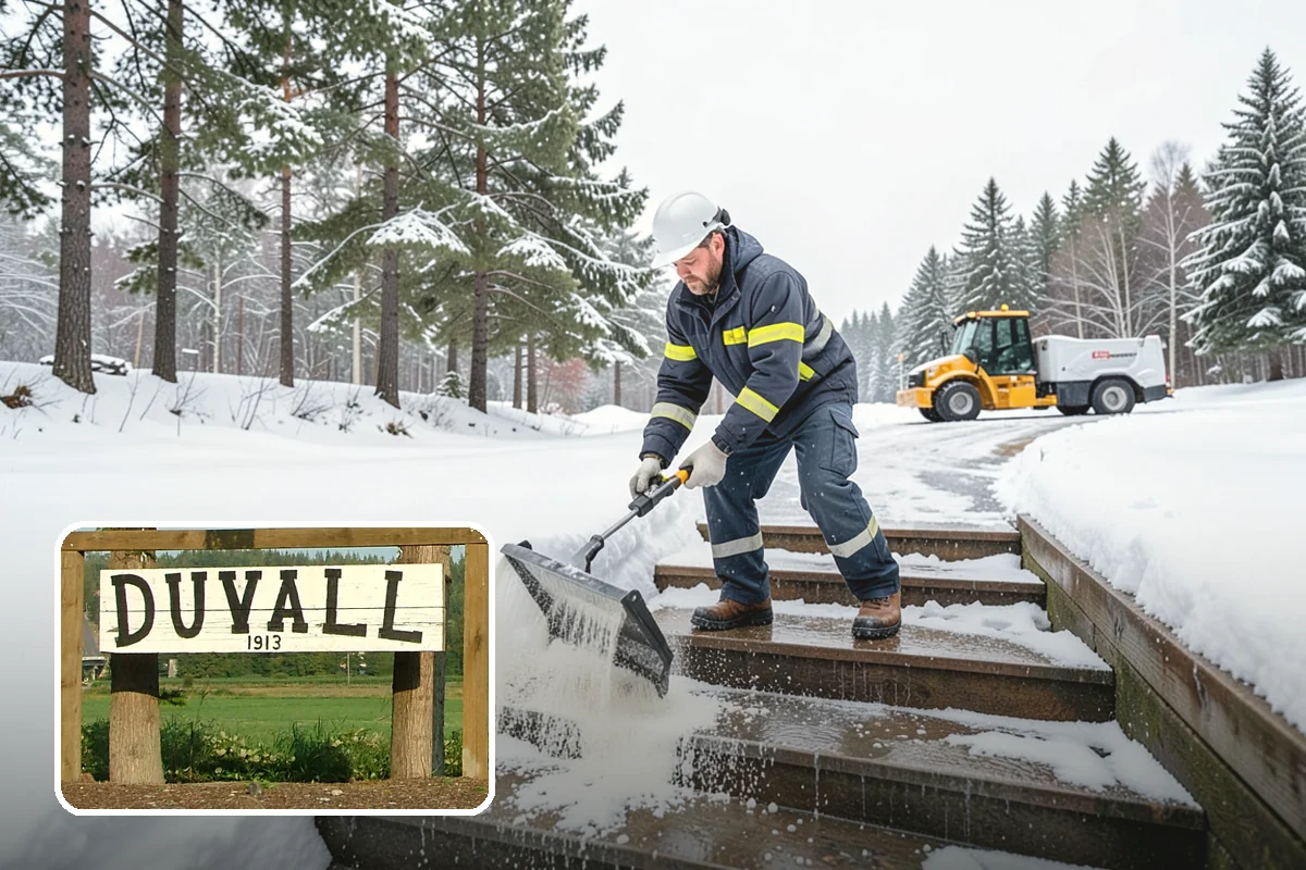 Sidewalk Tractor Service in Duvall, King County, WA - Clearing of narrow walks and paths trucks cannot reach
