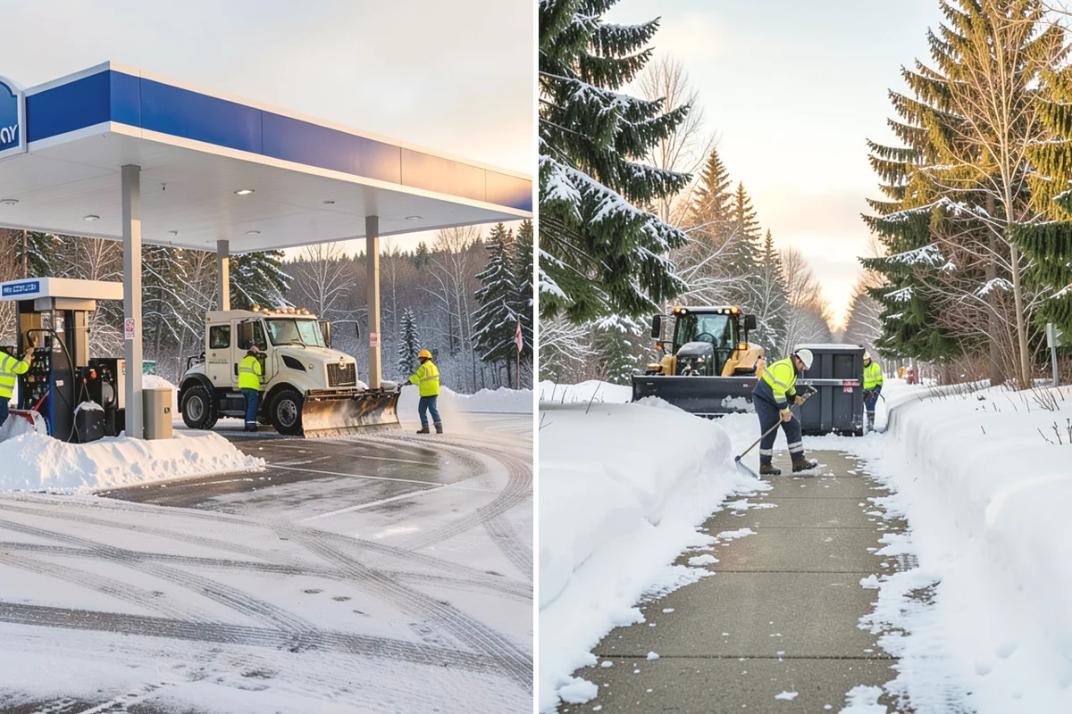 Sidewalk Tractor Service in Duvall, King County, WA - Deploy the sidewalk tractor with plow or brush and spreader