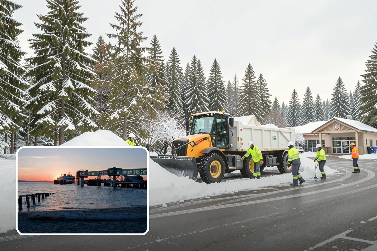 Sidewalk Tractor Service in Edmonds, Snohomish County, WA - Clearing of narrow walks and paths trucks cannot reach