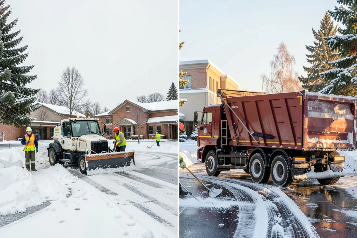 Sidewalk Tractor Service in Federal Way, King County, WA - Deploy the sidewalk tractor with plow or brush and spreader