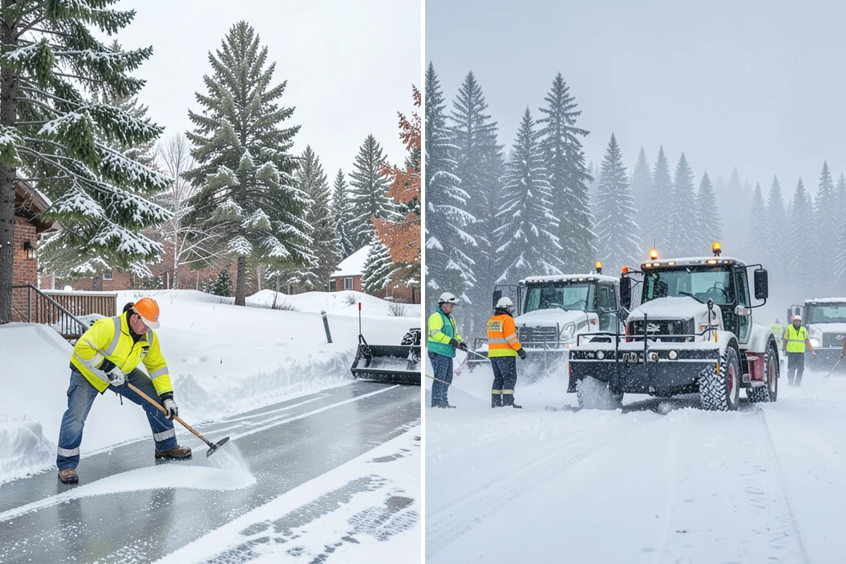 Sidewalk Tractor Service in Gold Bar, Snohomish County, WA - Deploy the sidewalk tractor with plow or brush and spreader