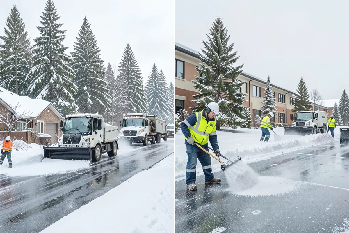 Sidewalk Tractor Service in Granite Falls, Snohomish County, WA - Deploy the sidewalk tractor with plow or brush and spreader