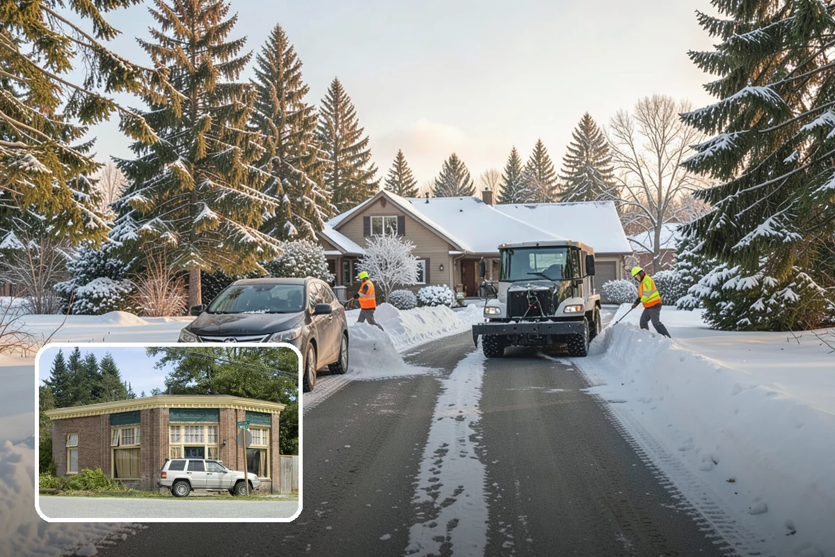 Sidewalk Tractor Service in Hamilton, Skagit County, WA - Clearing of narrow walks and paths trucks cannot reach