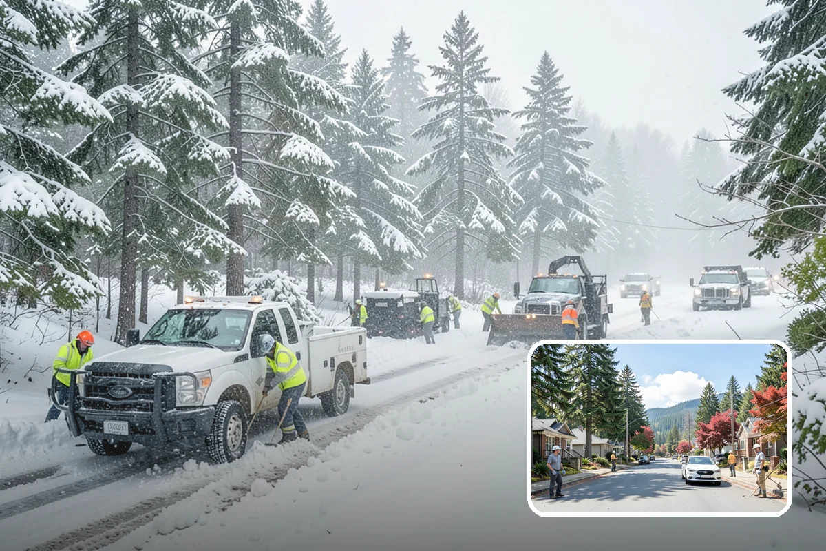 Sidewalk Tractor Service in Hunts Point, King County, WA - Clearing of narrow walks and paths trucks cannot reach