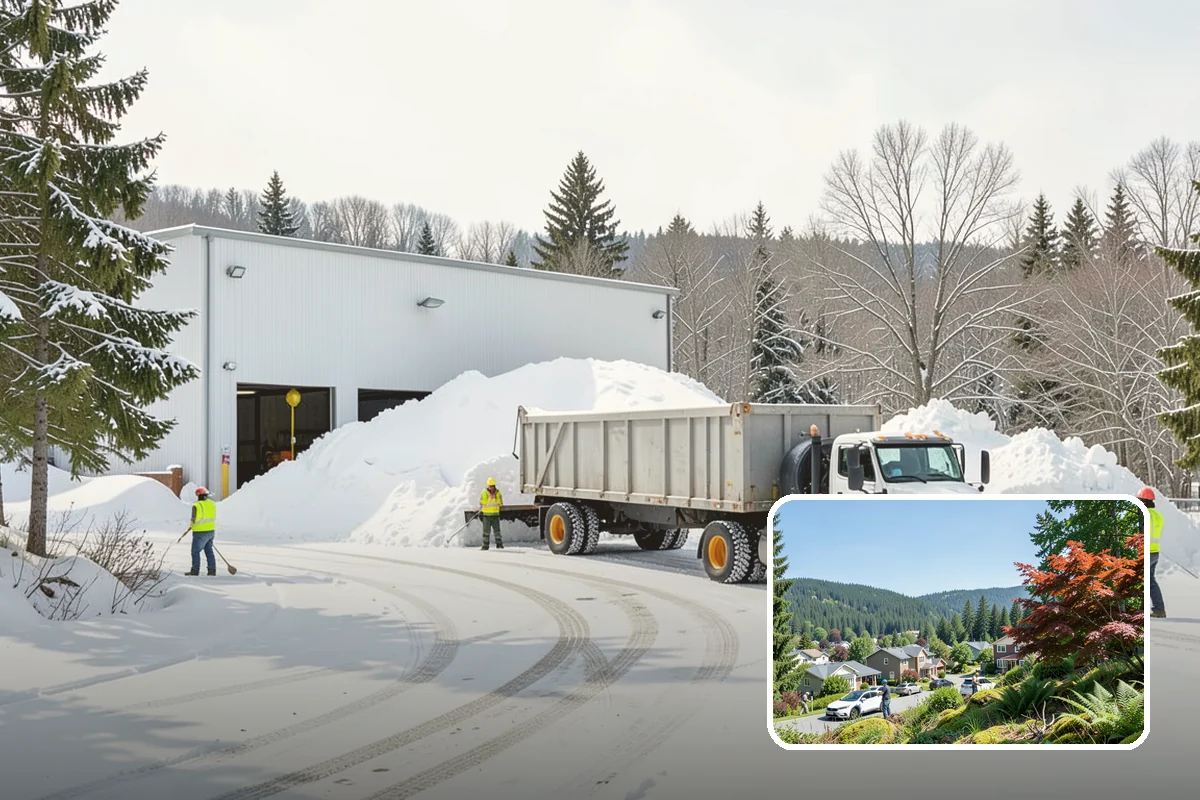 Sidewalk Tractor Service in Index, Snohomish County, WA - Clearing of narrow walks and paths trucks cannot reach