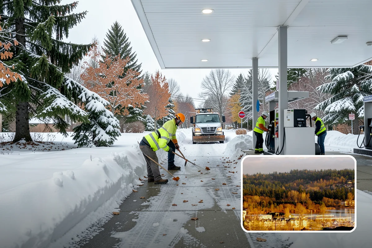 Sidewalk Tractor Service in Kenmore, King County, WA - Clearing of narrow walks and paths trucks cannot reach