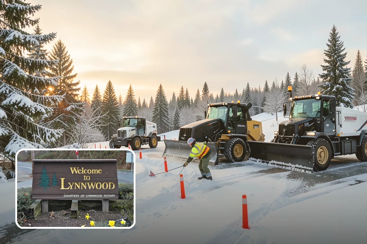 Sidewalk Tractor Service in Lynnwood, Snohomish County, WA - Clearing of narrow walks and paths trucks cannot reach