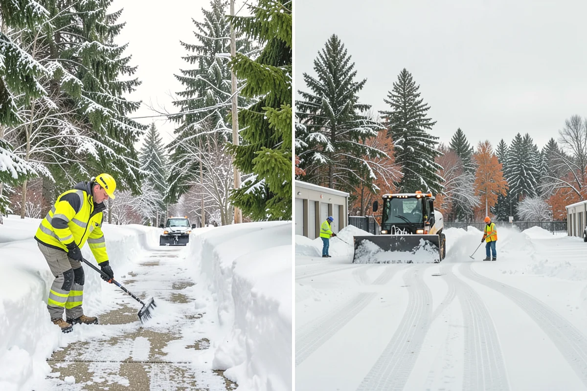 Sidewalk Tractor Service in Mercer Island, King County, WA - Deploy the sidewalk tractor with plow or brush and spreader