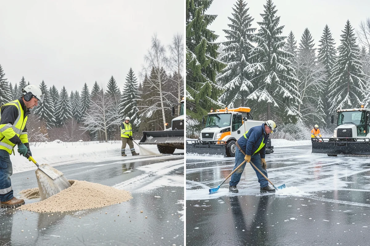 Sidewalk Tractor Service in Milton, King County, WA - Deploy the sidewalk tractor with plow or brush and spreader