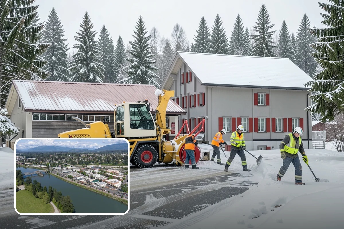 Sidewalk Tractor Service in Mount Vernon, Skagit County, WA - Clearing of narrow walks and paths trucks cannot reach