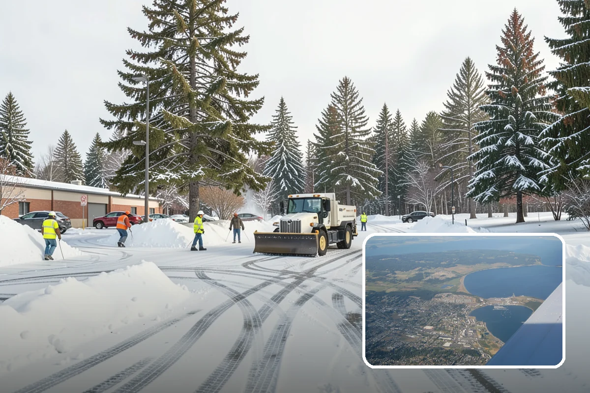 Sidewalk Tractor Service in Oak Harbor, Island County, WA - Clearing of narrow walks and paths trucks cannot reach